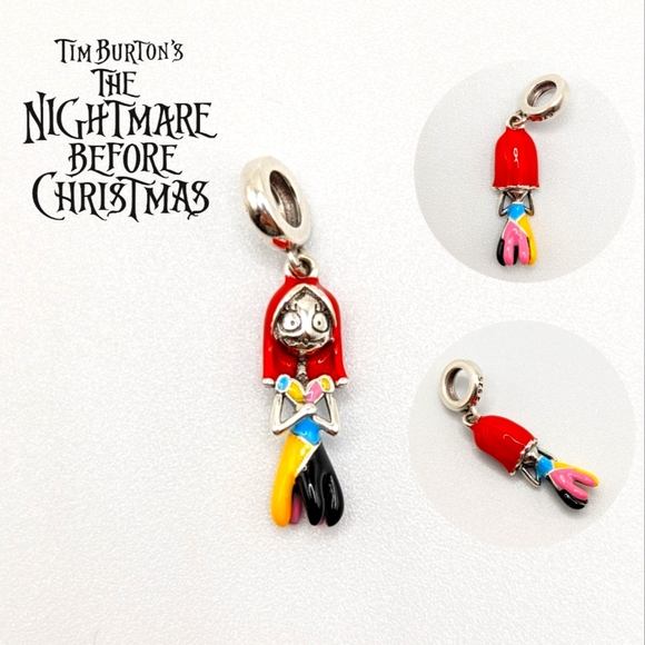 Nightmare Before Christmas Sally Sterling Silver 925 Full Body Charm - Picture 1 of 3